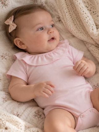 bodysuit with ruffles