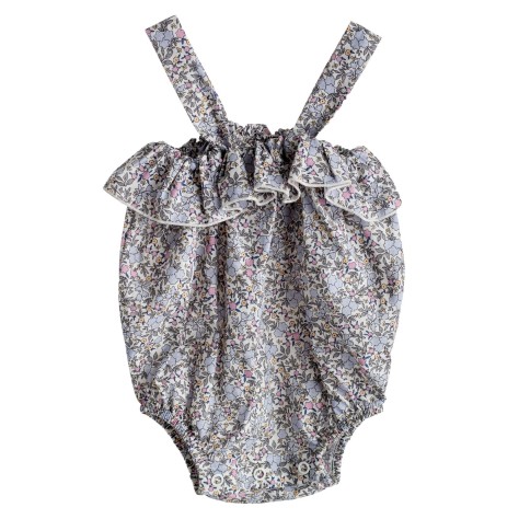 Teddy Bear Romper W/ Straps - Image product