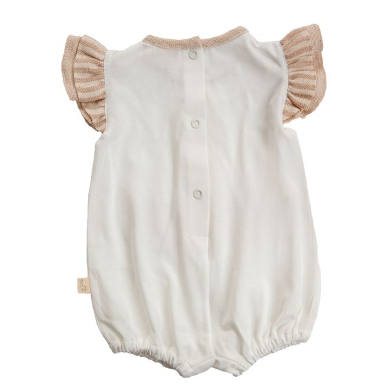 Ice Cream Cotton Romper W/ Pockets