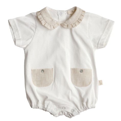 Fofo Linen P�rola C/ Bolsos - Image product