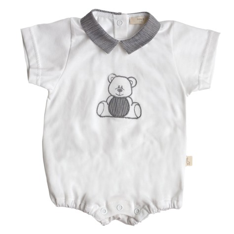 Teddy Bear Pearl Cotton Romper - Image product