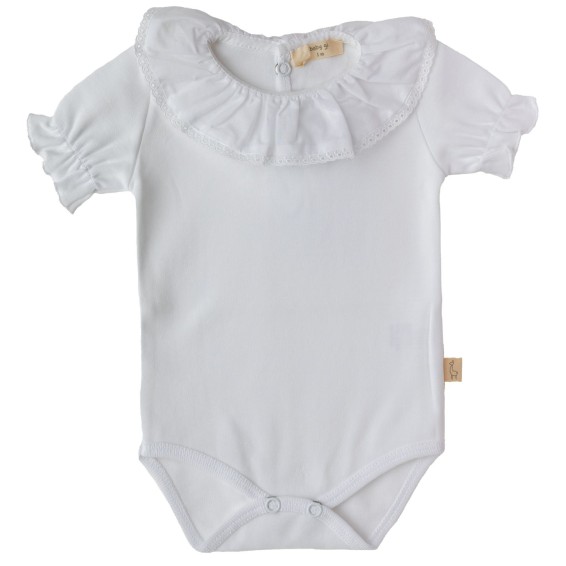 Bodysuit W/ Broderie Anglaise