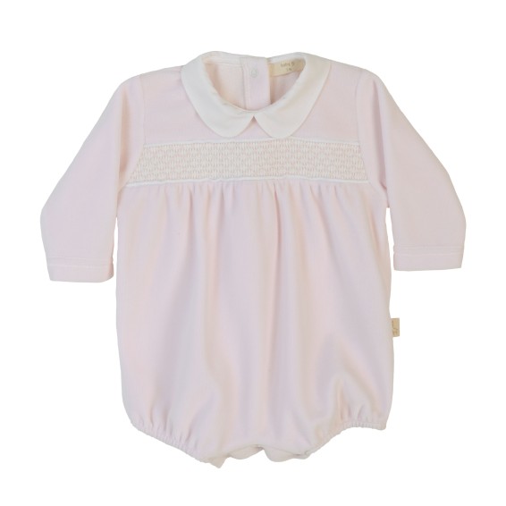 Velour Smocked Romper