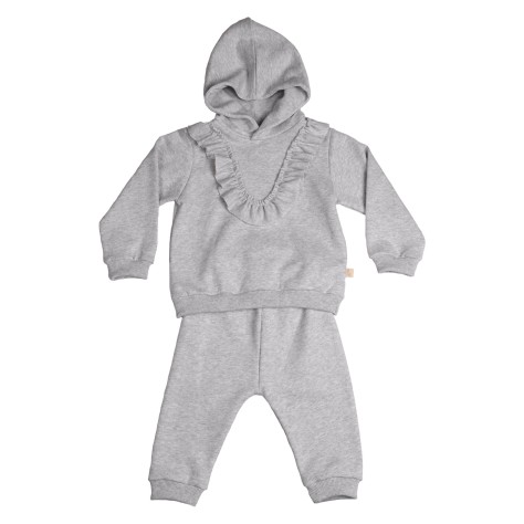 Cotton Tracksuit W/ Hood & Frills - Image product