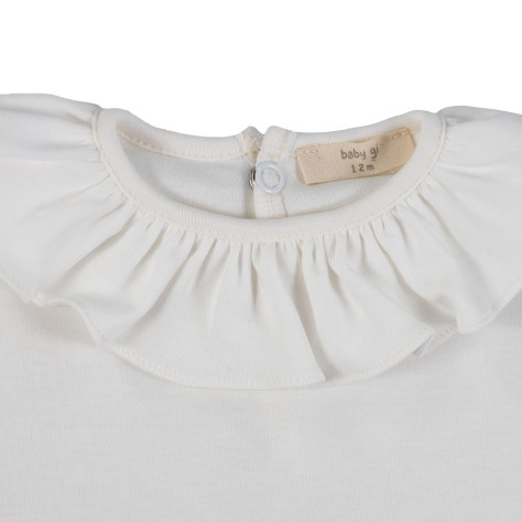 T-shirt C/ Folhos Baby Gi