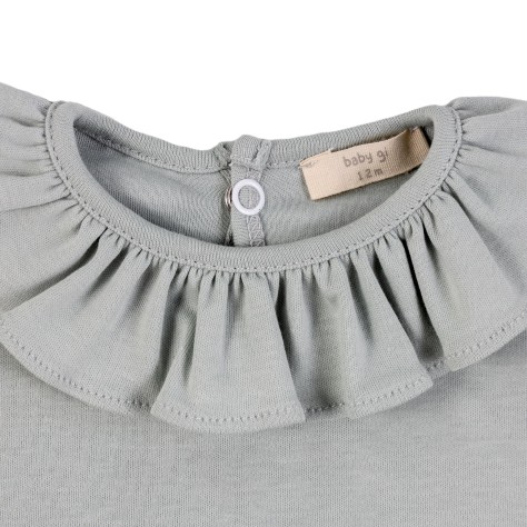 T-shirt C/ Folhos Baby Gi