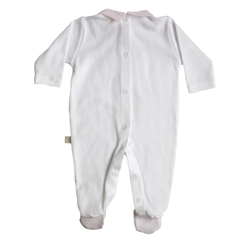 Cotton Babygrow W/ Stripes