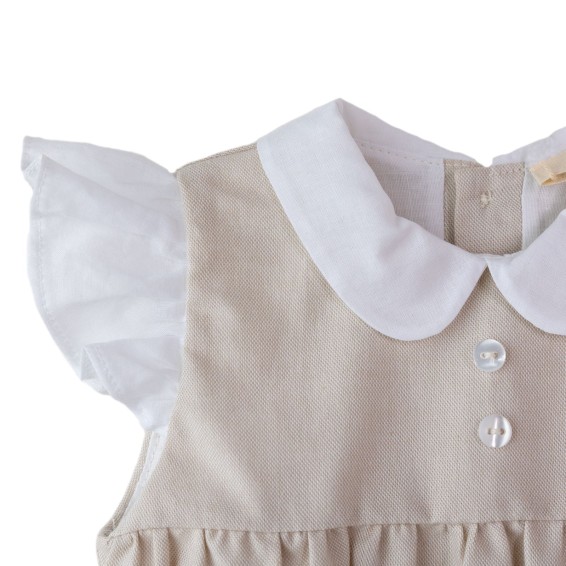 Frilly Oxford Romper