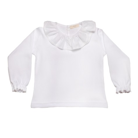 Camiseta C/ Puntilla Y Babados - Image product