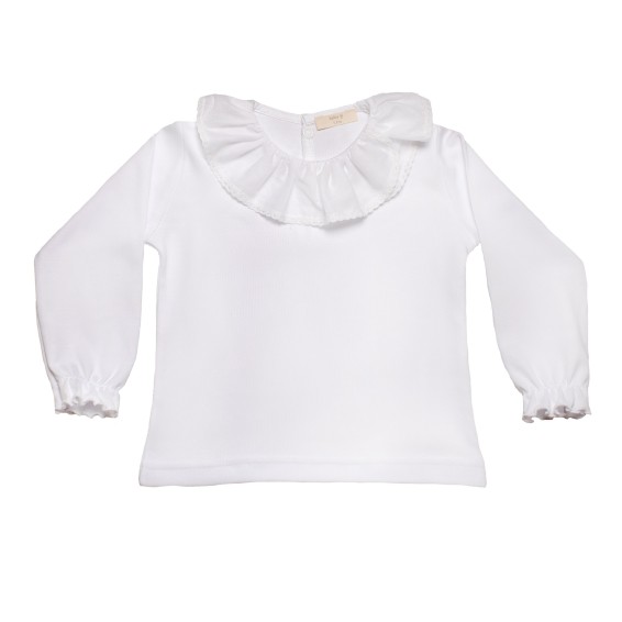 T-shirt C/ Renda Branca