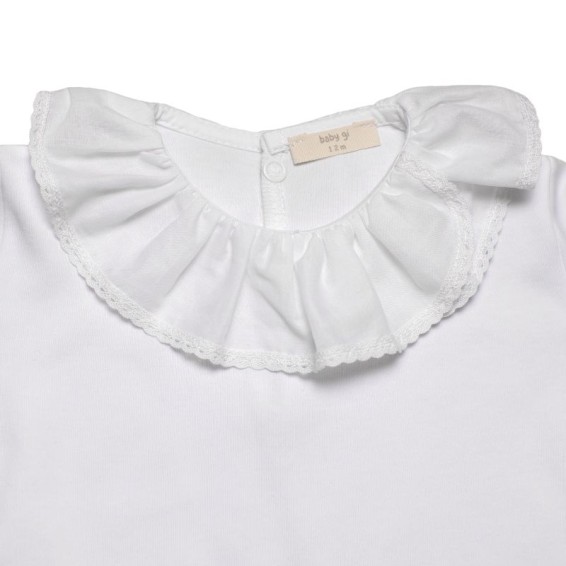 T-shirt C/ Renda Branca