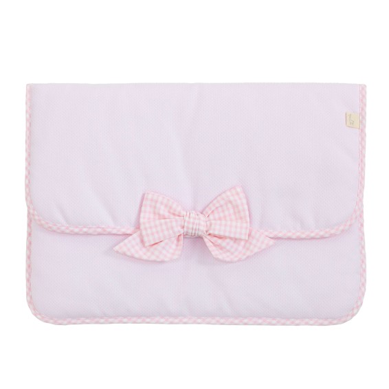 Vichy First Clothes' Pouch W/ Bow