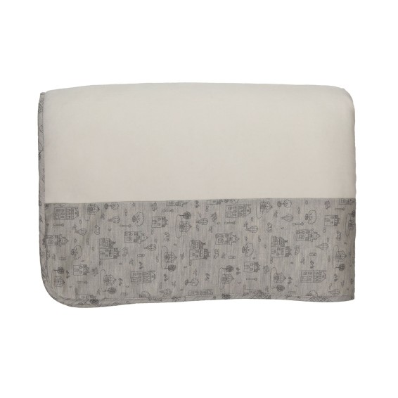 Village Pearl Velour Blanket