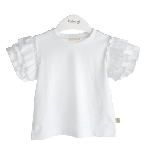 T-shirt Branca C/ Folho - Image product
