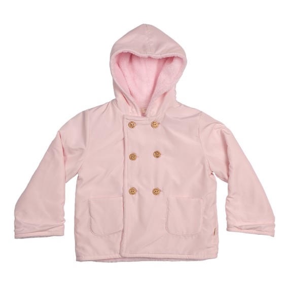 Parka Rosa C/ Capuz