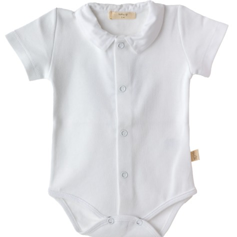 Cotton Bodysuit W/ Collar - Image product