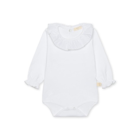 Frilly Bodysuit W/ Zigzag Stitching - Image product