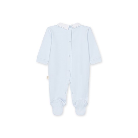 Cotton Babygrow W/ Piqué Collar
