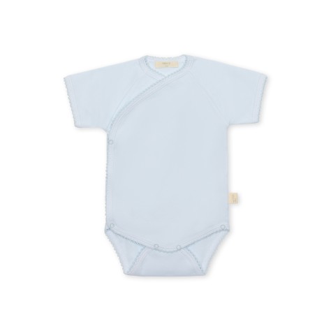 Short Sleeved Wrap Around Bodysuit W/ Detail - Image product