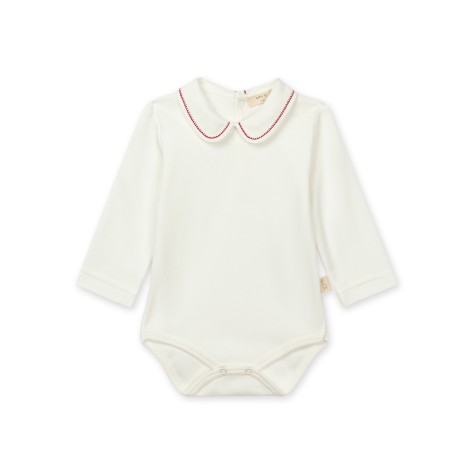 Bodysuit With Peter Pan Collar