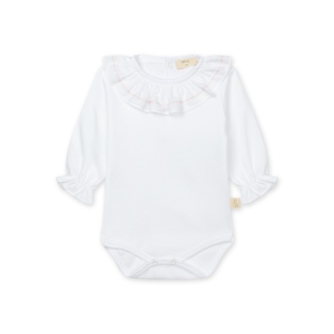 Bodysuit With Ruffled Collar - Image product