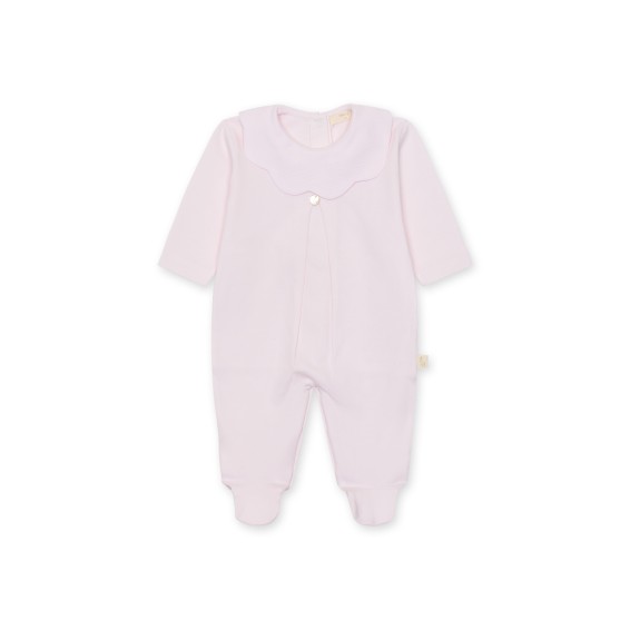 Cotton Babygrow W/ Piqu� Collar