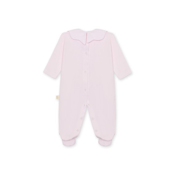Cotton Babygrow W/ Piqu� Collar