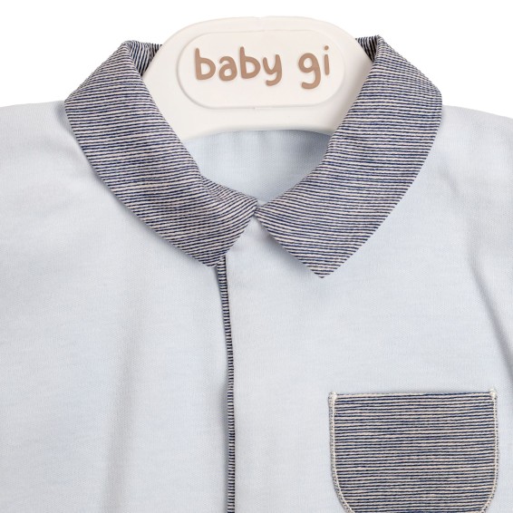 Babygrow Teddy Bear Azul C/ Bolso
