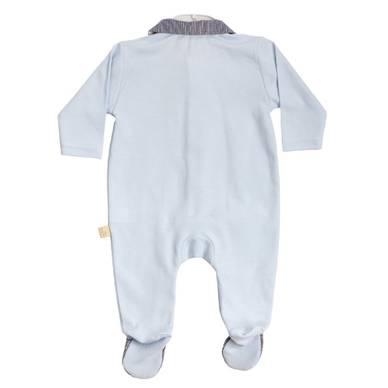 Babygrow Teddy Bear Azul C/ Bolso