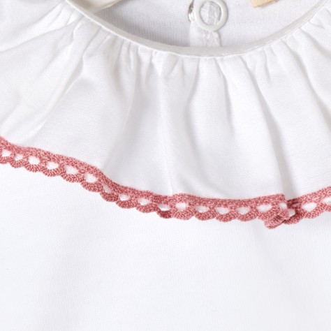 Baby Vest With Frilly Collar - Image product