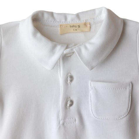 Polo Interlock Gola Bico Voile